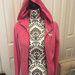 Victorias Secret pink hoodie sweater - size XS-S